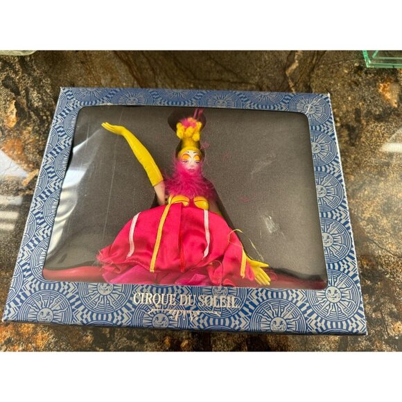 Cirque du Soleil Rose Bonbon WOOD Doll VERY RARE! Collectors Item - Picture 5 of 6